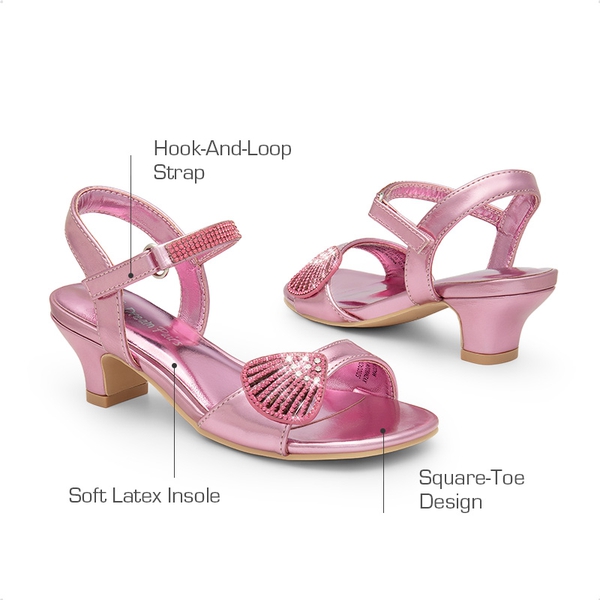Girls Sandals Ankle Strap - PINK - 3